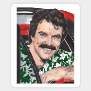 Magnum P.I. Sticker